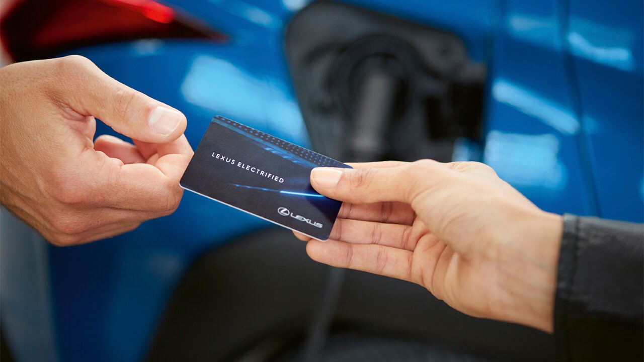 The exchange of a Lexus Electrified card