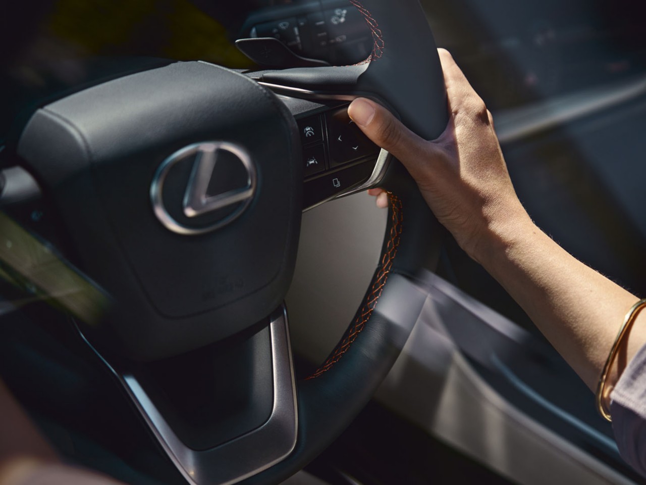 Το τιμόνι ενός Lexus
