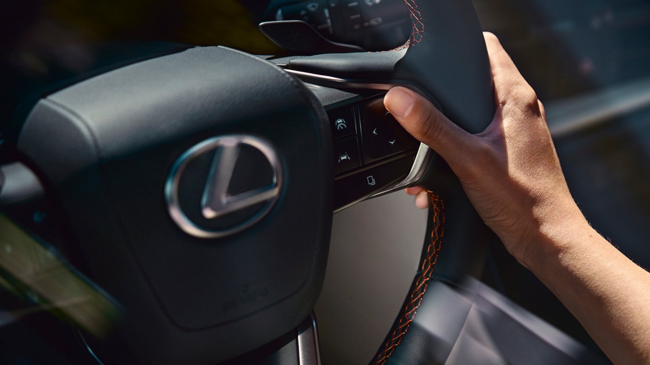 Το τιμόνη ενός Lexus